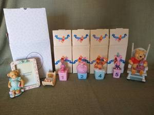lot 12 image: Winnie the Pooh and Boyds Bears figurines lot