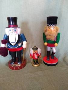 lot 17 image: Fancy Wooden Nutcrackers
