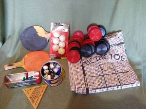 lot 24 image: Old Time Table Top Games