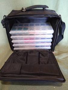 lot 27 image: Crafters Case of Seed Beads