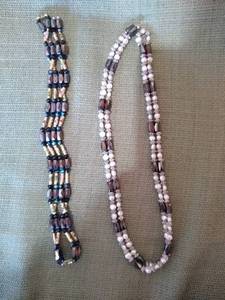 lot 45 image: Two Elegant Strands Hematite Beads
