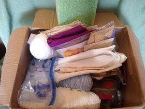 lot 55 image: Big Box CraftingSewingNeedlework Supplies