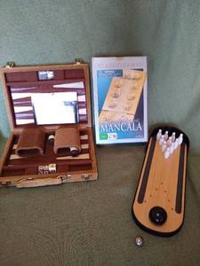 lot 60 image: Classic Wooden Board Games