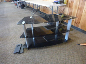 lot 20 image: 3 Tier TV Stand