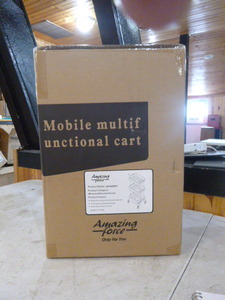 lot 31 image: NEW Amazing Force 3-Tier Rolling Utility Cart