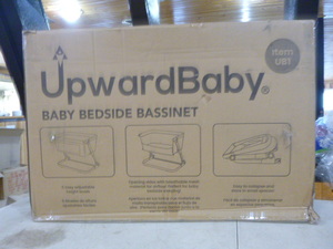 lot 51 image: NEW UpwardBaby Baby Bedside Bassinet