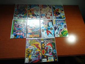 lot 71 image: 10 Silver Surfer Comics - Between 82 & 96