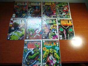 lot 82 image: 10 Incredible Hulk Comics - Between #368 & 393