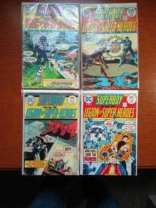 lot 96 image: 4 Early Bronze Age Superboy Comics