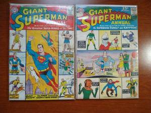 lot 97 image: Giant Superman Annuals #5 & #6 - Silver Age