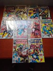 lot 112 image: 10 Captain America Comics