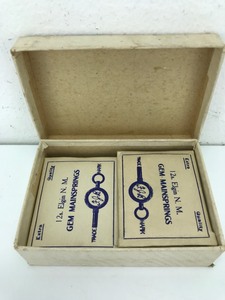 Vintage -&nbspBox of 12s Elgin N. M. Gem Mainsprings