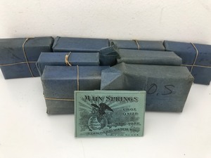Vintage -&nbsp8-Packs of Vintage Standard Watch Works Main Springs