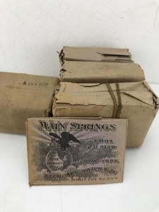 Vintage -&nbsp4-Packs of Vintage Standard Watch Works Main Springs