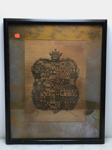 Vintage - Framed - Family Crest Artwork