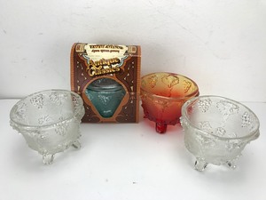 Vintage - &nbspGlass&nbspCovered Candy Bowls (4 Units)
