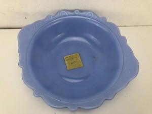 Vintage - Mckee Delphite Blue Serving Bowl