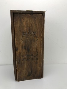 Vintage -&nbspElgin Watches Wood Box