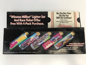 Vintage Collectable - Winston Million - Lighter Set