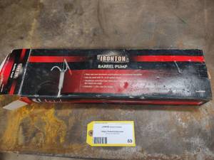 lot 69 image: Ironton Barrel Pump...