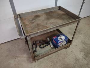 lot 72 image: Shop Cart with Contents, 36x24...