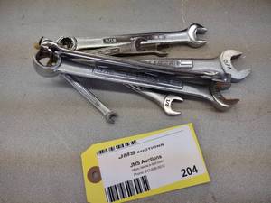 lot 204 image: Craftsman Wrenches 14-34...
