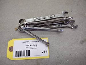 lot 219 image: Craftsman Wrenches 14-58...