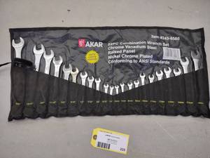 lot 225 image: Wrench Set...