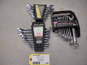 lot 243 image: (3) Wrench Sets...