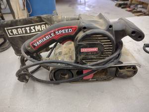 lot 138 image: Craftsman 3 Belt Sander...