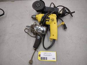 lot 153 image: Grinder, Drill, & Heat Gun...