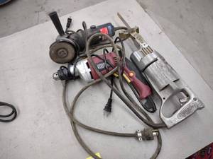 lot 155 image: Grinder, Drill, & Sawzall...