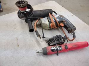 lot 158 image: Grinder, Drill, & Driver...