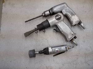 lot 168 image: Air Drill, Hammer, & Die Grinder...
