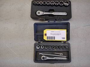 lot 189 image: (2) Craftsman Socket Sets...