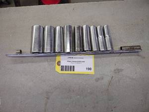 lot 190 image: Craftsman Deep Sockets, 12-1 18...