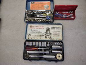 lot 194 image: (3) Socket Sets...