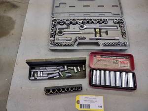 lot 196 image: (4) Socket Sets...
