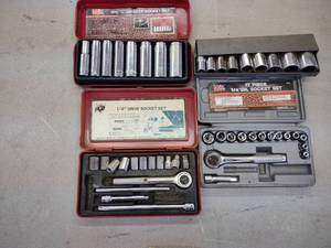 lot 197 image: (4) Socket Sets...