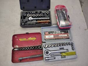 lot 198 image: (4) Socket Sets...