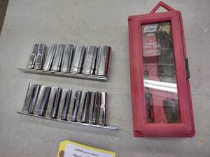 lot 200 image: Impact Driver & (2) Socket Sets...