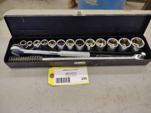 lot 259 image: Pittsburg 12 Socket Set...