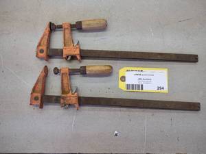 lot 294 image: (2) Jorgenson 12Clamps...