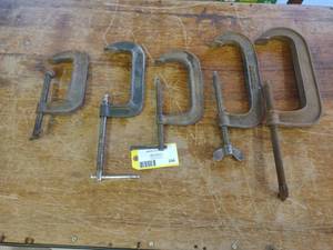 lot 296 image: Assorted C-Clamps...