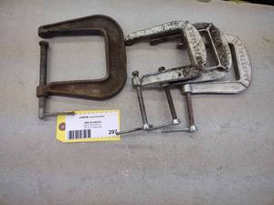 lot 297 image: Assorted C-Clamps...