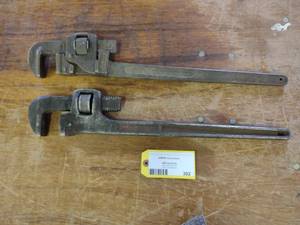 lot 302 image: (2) 24 Pipe Wrenches...