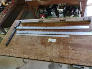 lot 323 image: Level, T-Square, & Straight Edges...