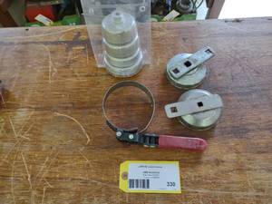 lot 330 image: Assorted Oil Filter Wrenches...