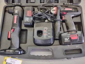 lot 340 image: Craftsman 19.2v Cordless Set...