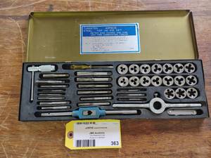 lot 363 image: Tungsten Metric Tap & Die Set...